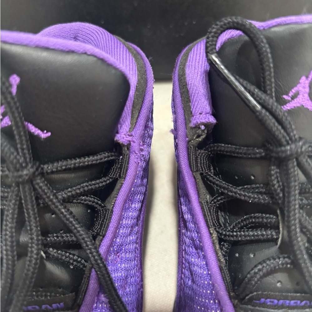 AIR JORDAN TODDLER Kids Air Jordan 13 TD "Purple Venom" Size 8c - Picture 5 of 9